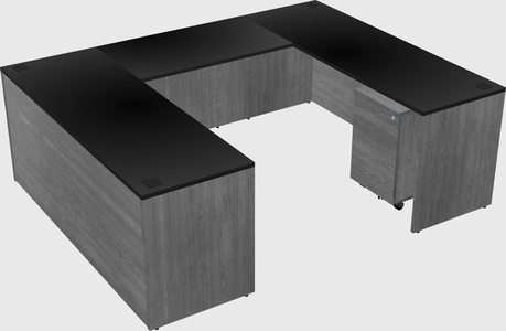U-shaped desk