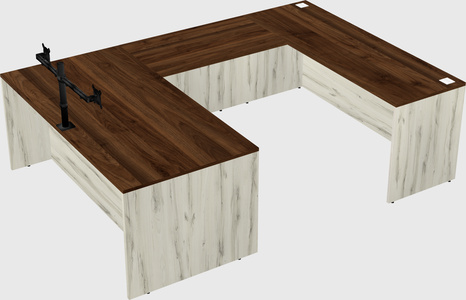 U-shaped desk