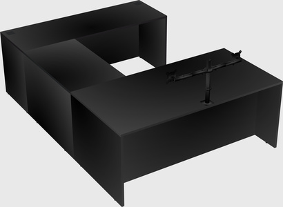 U-shaped desk