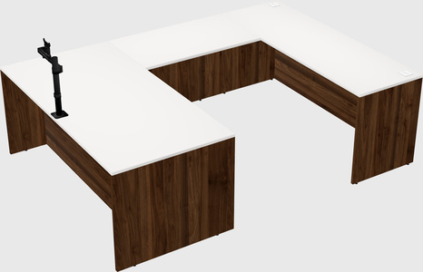 U-shaped desk