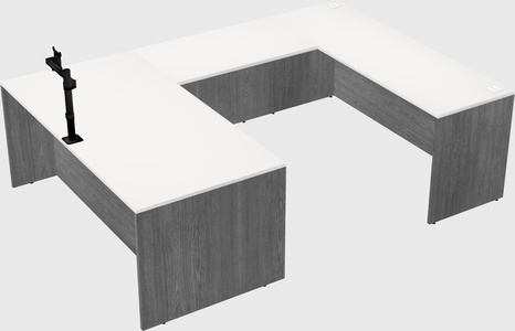 U-shaped desk