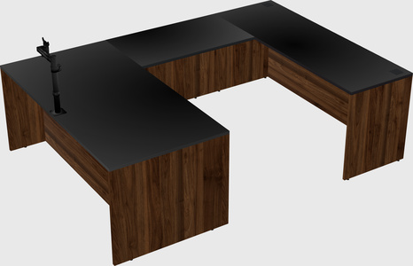 U-shaped desk