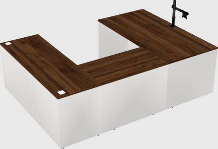 Bureau en u