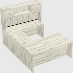 U-shaped desk
