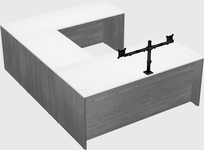 U-shaped desk