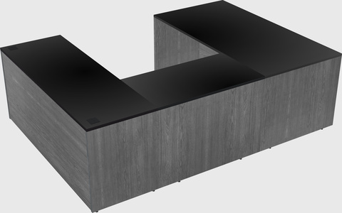 U-shaped desk
