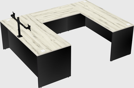 U-shaped desk