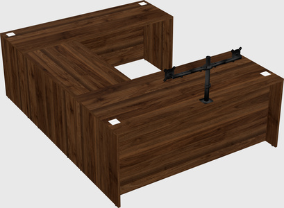 U-shaped desk