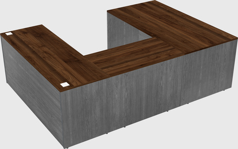U-shaped desk
