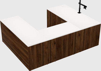 U-shaped desk