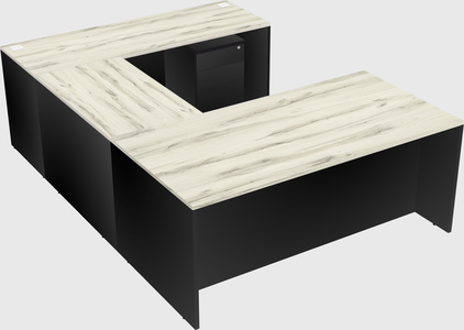 U-shaped desk