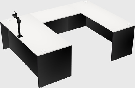 U-shaped desk