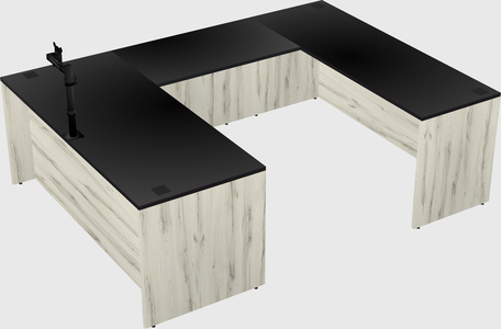 U-shaped desk