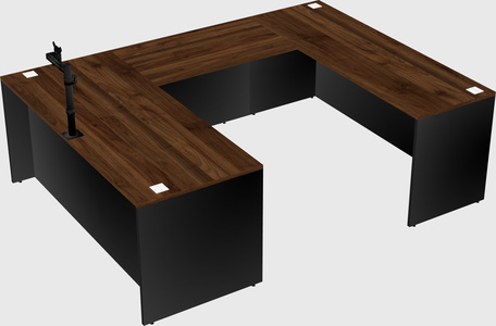 U-shaped desk