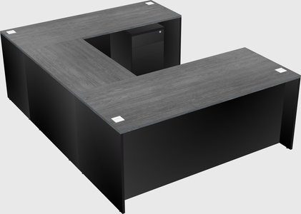 U-shaped desk