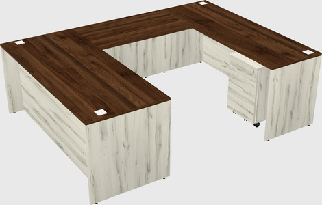 Bureau en u