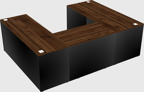 U-shaped desk
