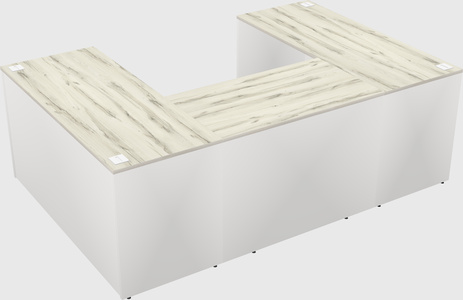 U-shaped desk