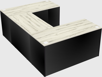 U-shaped desk