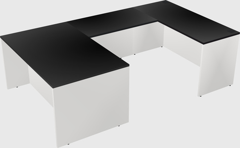 U-shaped desk