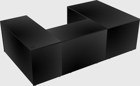 U-shaped desk