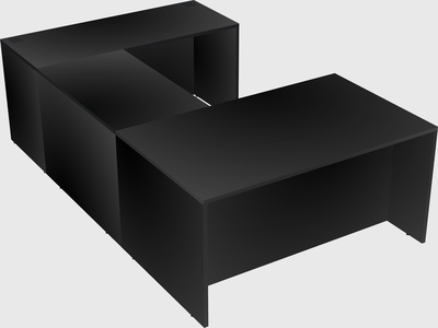 U-shaped desk