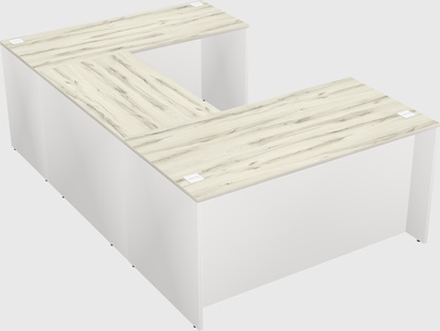 U-shaped desk