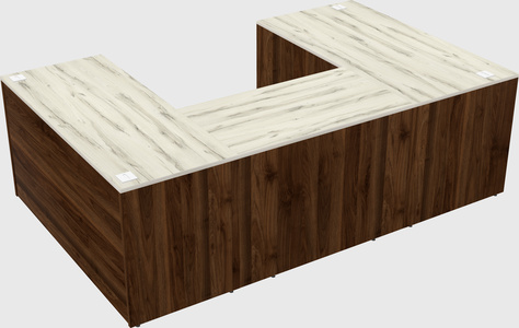 U-shaped desk