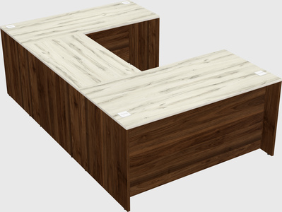 U-shaped desk