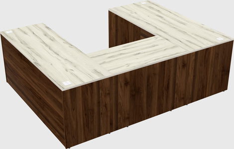 U-shaped desk