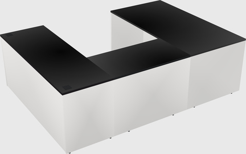 U-shaped desk
