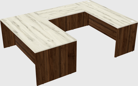 U-shaped desk