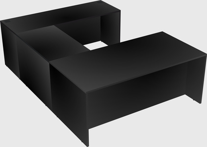 U-shaped desk
