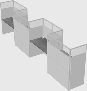 Rectangular cubicles