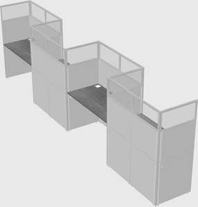 Rectangular cubicles