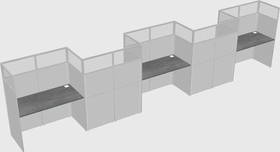 Rectangular cubicles