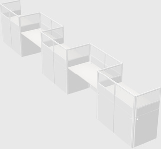 Rectangular cubicles