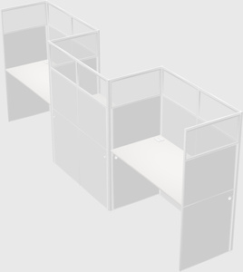 Rectangular cubicles