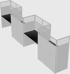 Rectangular cubicles