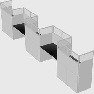 Rectangular cubicles