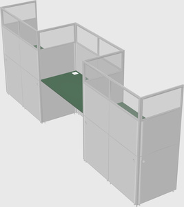 Rectangular cubicles