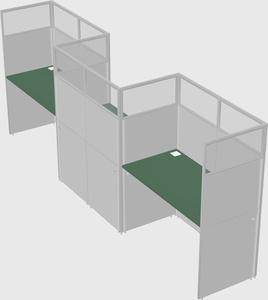 Rectangular cubicles