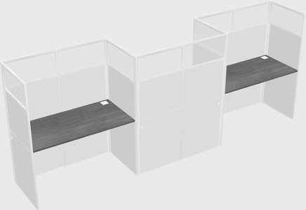 Rectangular cubicles