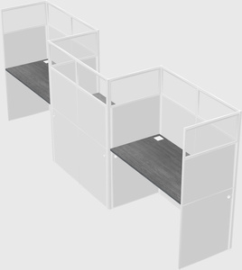 Rectangular cubicles