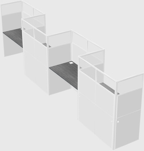 Rectangular cubicles