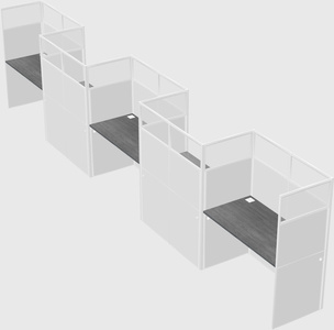 Rectangular cubicles