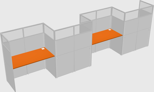 Rectangular cubicles