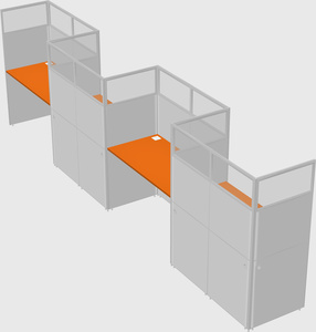 Rectangular cubicles