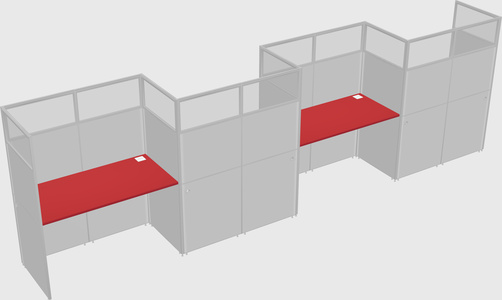 Rectangular cubicles