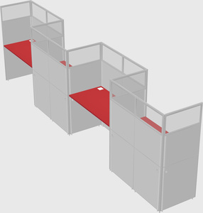 Rectangular cubicles